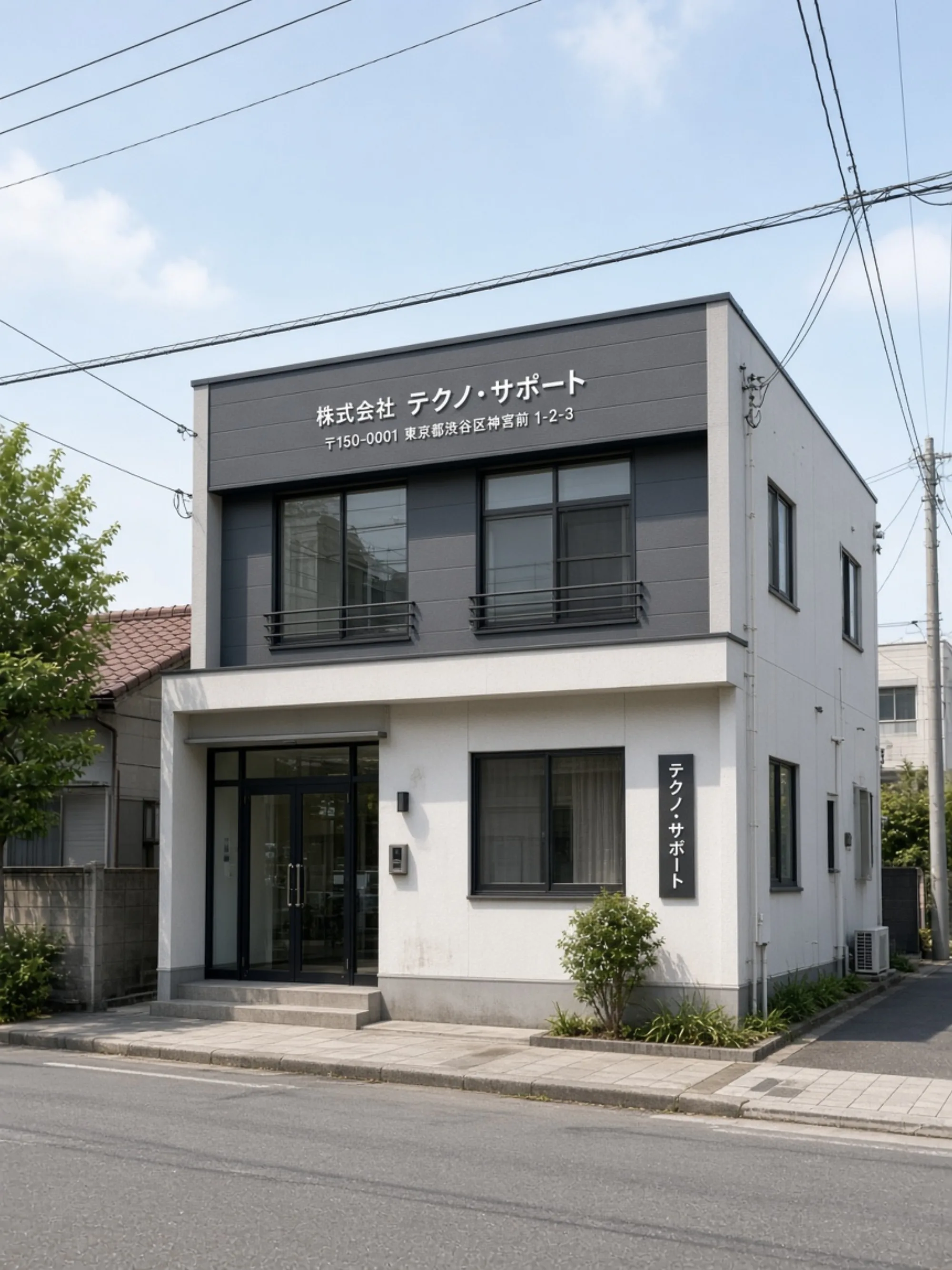 中小規模の事務所ビル外観