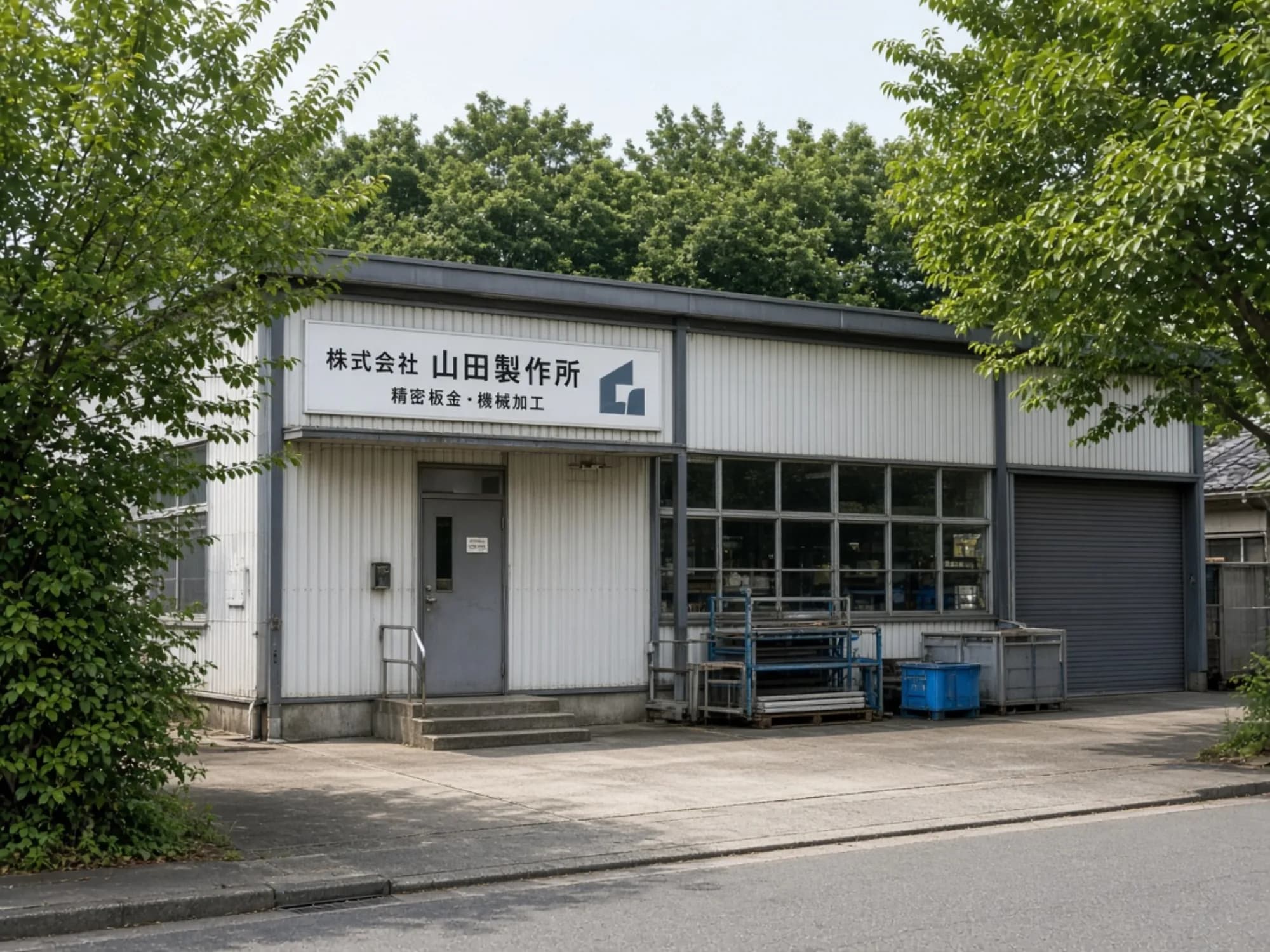 中小規模の製造事業所の外観
